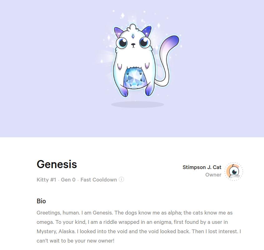 Genesis Kitty #1