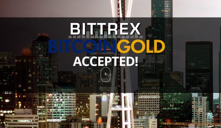 Bittrex Crediting Bitcoin Gold to its users