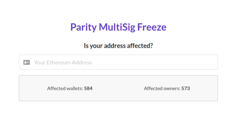 Parity Hack: How To Check Whether Your Address Is Affected